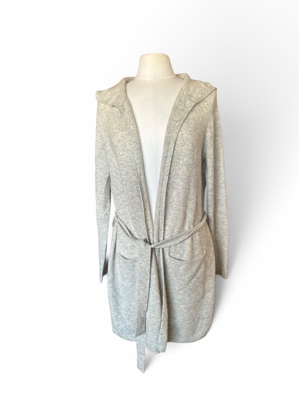 Tahari 100% Cashmere robe X-Large Grey